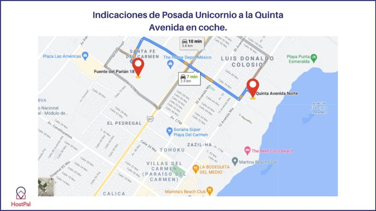 Posada Unicornio Faith Плая-дель-Кармен Экстерьер фото